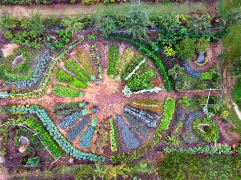 jardin mandala - ferme du Bec Hellouin